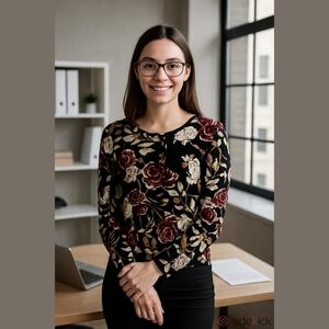 - Karen Scott Victorian Feminine Cardigan